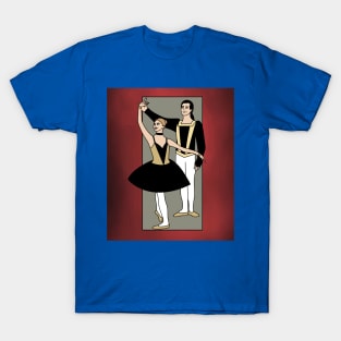 Dancing Ballerina Ballet Figures T-Shirt